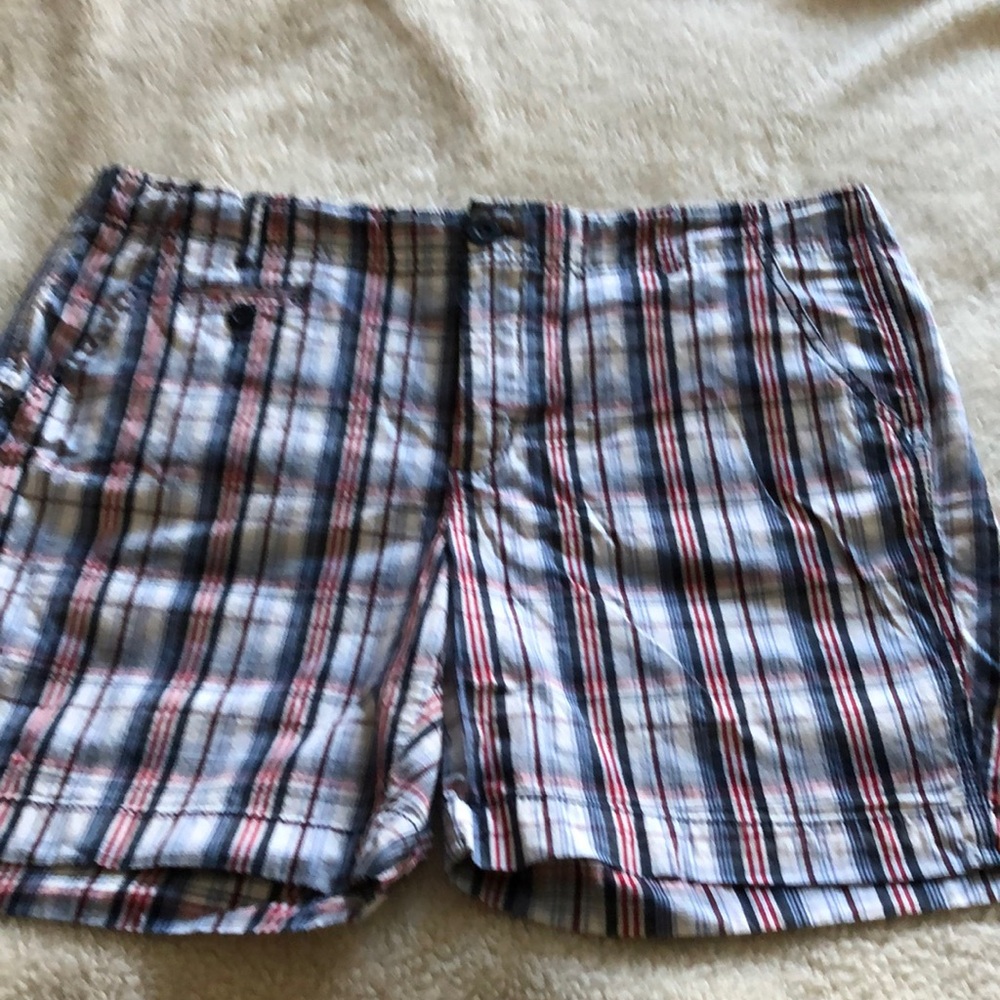 Faded Glory red white and blue shorts